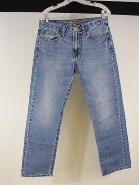 American Eagle AEO Relaxed Straight Jeans 30x30 Medium Wash Classic Denim Men’s